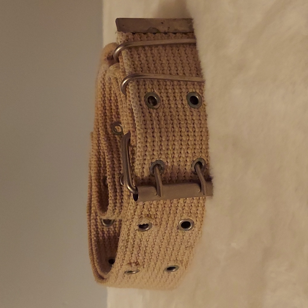 Vintage Canvas Loop Belt